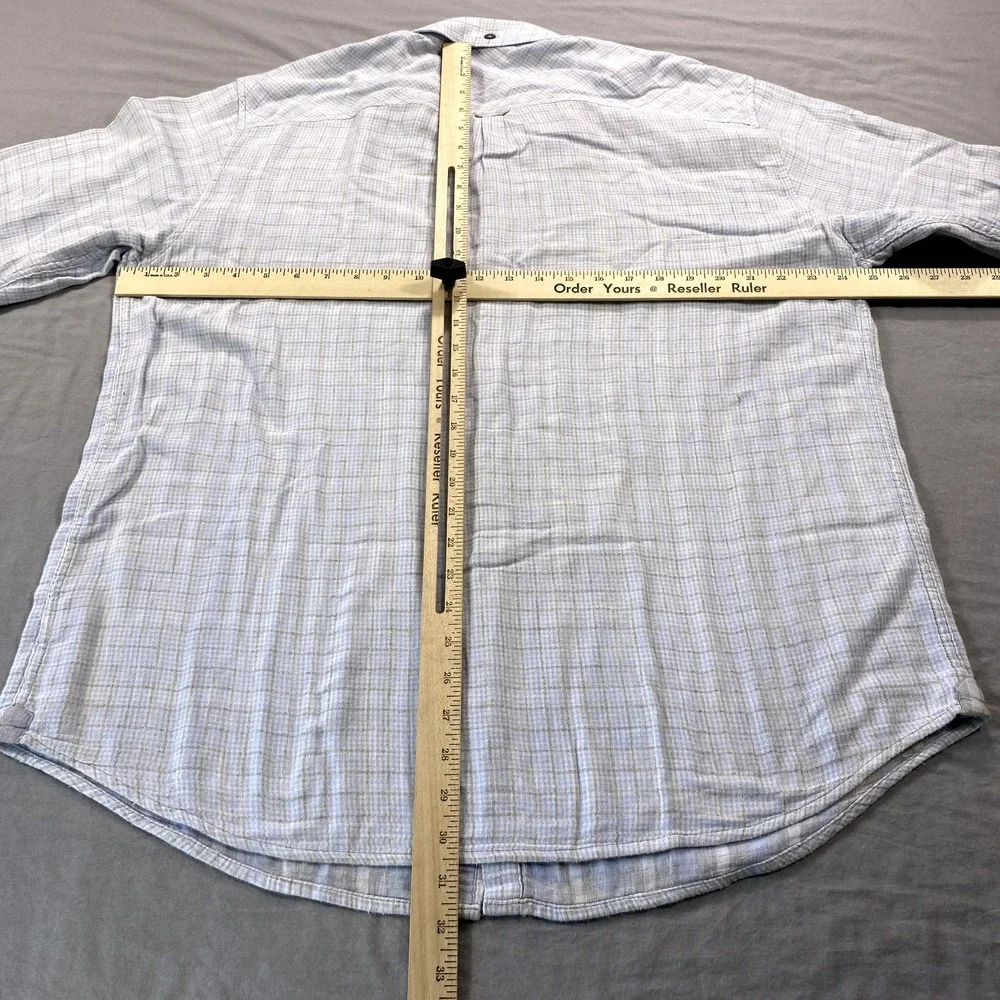 VINTAGE Carbon 2 Cobalt Shirt Mens Large Blue Casual Button Up Adult - Picture 5 of 9